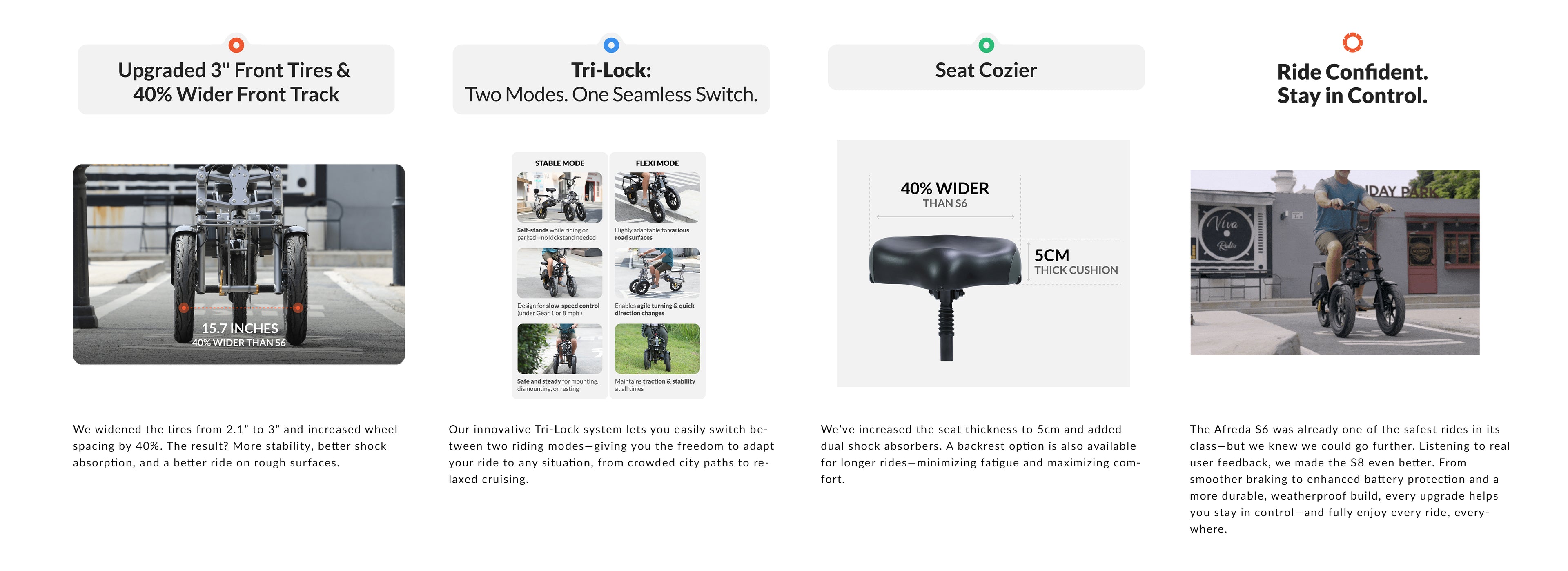 Afreda S8: The Best in Safety, Comfort & Stability