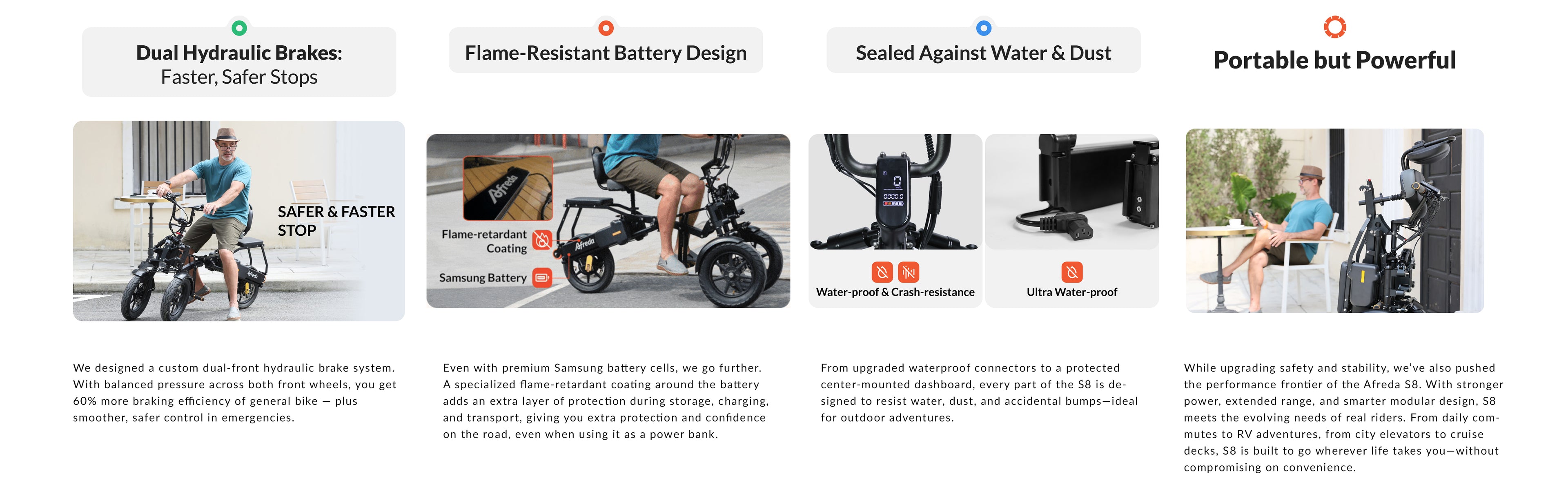 Afreda S8: The Best in Safety, Comfort & Stability